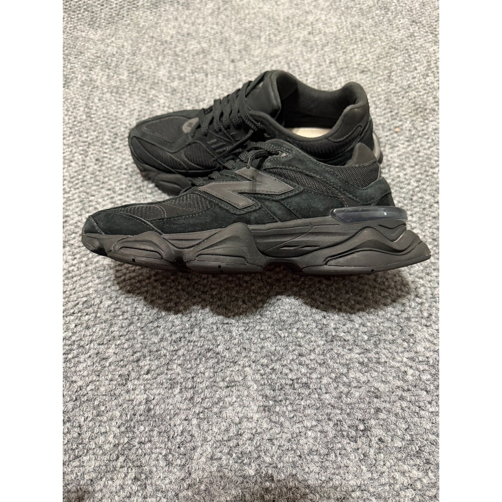 New Balance 9060 Triple Black/Phantom Sneakers U9060BPM Size 10 - Picture 7 of 9